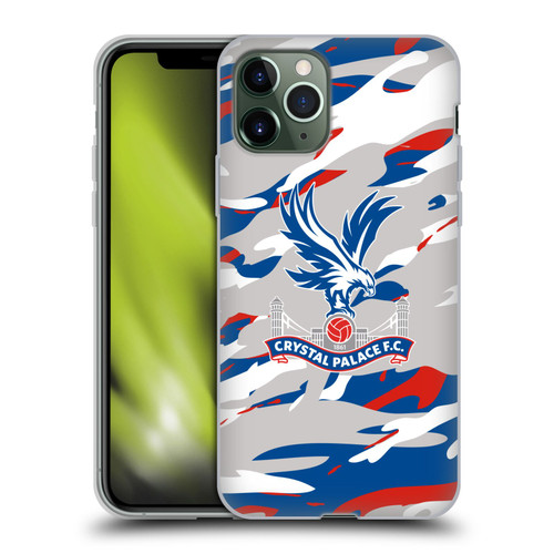 Crystal Palace FC Crest Camouflage Soft Gel Case for Apple iPhone 11 Pro