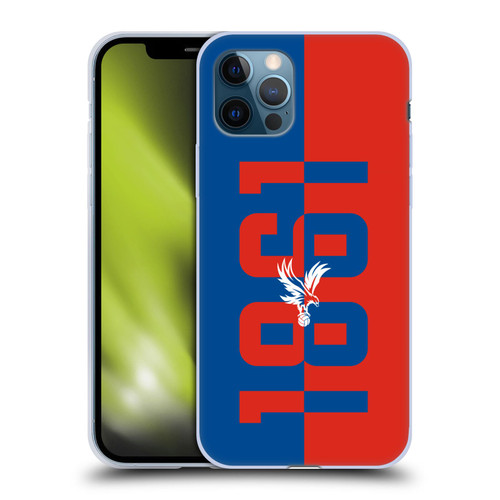 Crystal Palace FC Crest 1861 Soft Gel Case for Apple iPhone 12 / iPhone 12 Pro