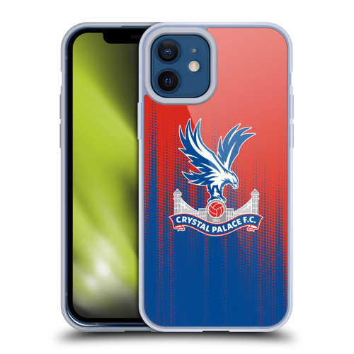 Crystal Palace FC Crest Halftone Soft Gel Case for Apple iPhone 12 / iPhone 12 Pro & MagSafe