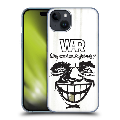 War Graphics Friends Art Soft Gel Case for Apple iPhone 15 Plus
