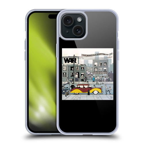 War Graphics The World Is A Ghetto Album Soft Gel Case for Apple iPhone 15 Plus