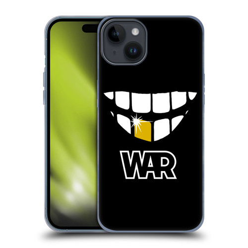 War Graphics Why Can't We Be Friends? Soft Gel Case for Apple iPhone 15 Plus