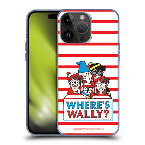 Where's Wally? Graphics Characters Soft Gel Case for Apple iPhone 15 Pro Max
