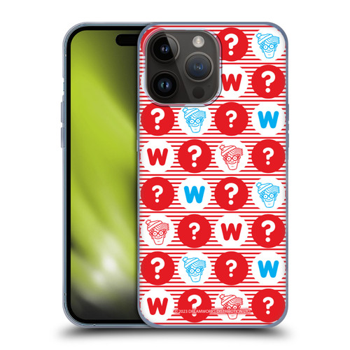 Where's Wally? Graphics Circle Soft Gel Case for Apple iPhone 15 Pro Max