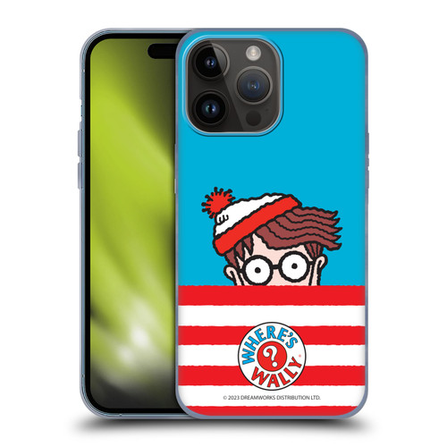 Where's Wally? Graphics Half Face Soft Gel Case for Apple iPhone 15 Pro Max