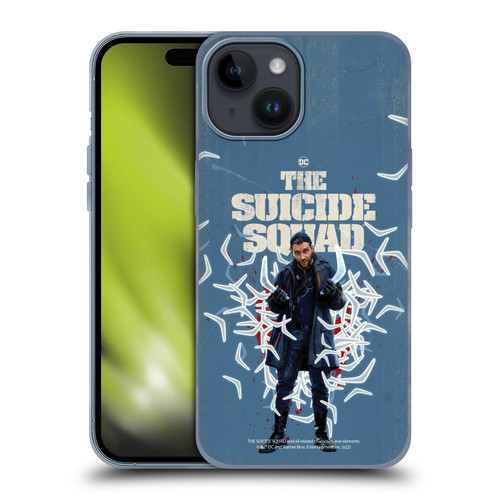 The Suicide Squad 2021 Character Poster Captain Boomerang Soft Gel Case for Apple iPhone 15
