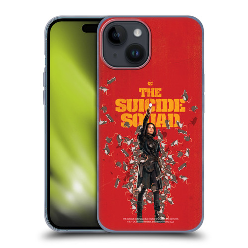The Suicide Squad 2021 Character Poster Ratcatcher Soft Gel Case for Apple iPhone 15