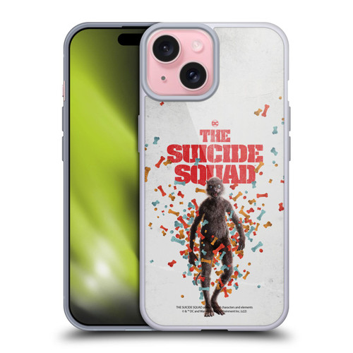 The Suicide Squad 2021 Character Poster Weasel Soft Gel Case for Apple iPhone 15