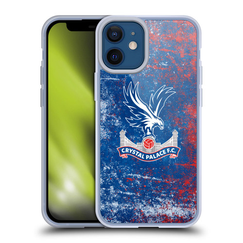 Crystal Palace FC Crest Distressed Soft Gel Case for Apple iPhone 12 Mini & MagSafe