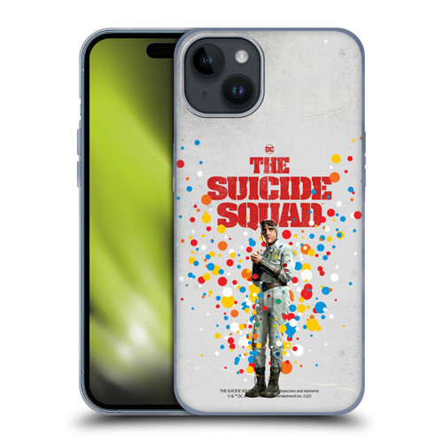 The Suicide Squad 2021 Character Poster Polkadot Man Soft Gel Case for Apple iPhone 15 Plus