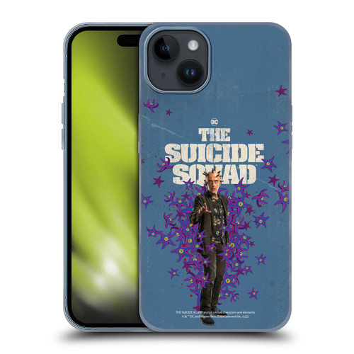 The Suicide Squad 2021 Character Poster Thinker Soft Gel Case for Apple iPhone 15 Plus