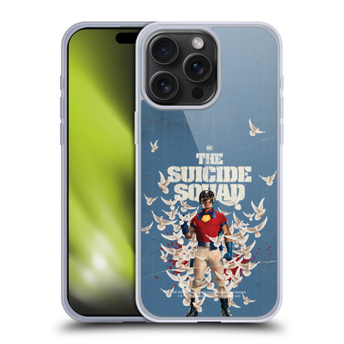 The Suicide Squad 2021 Character Poster Peacemaker Soft Gel Case for Apple iPhone 15 Pro Max