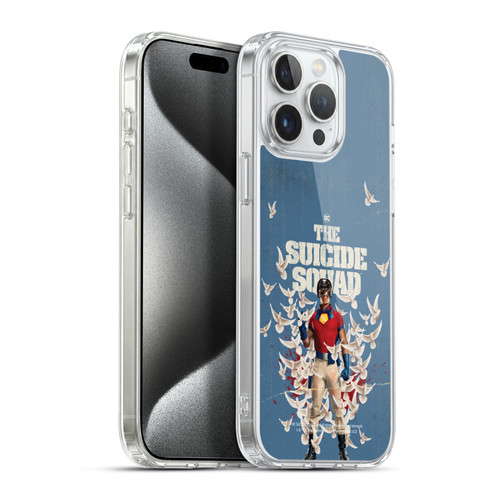 The Suicide Squad 2021 Character Poster Peacemaker Soft Gel Case for Apple iPhone 15 Pro Max & MagSafe