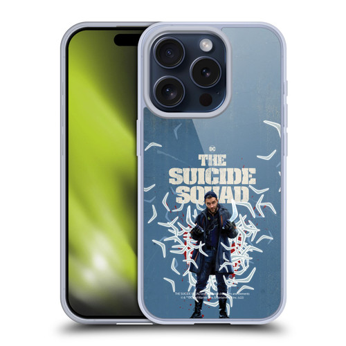 The Suicide Squad 2021 Character Poster Captain Boomerang Soft Gel Case for Apple iPhone 15 Pro