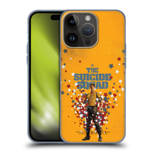 The Suicide Squad 2021 Character Poster Rick Flag Soft Gel Case for Apple iPhone 15 Pro