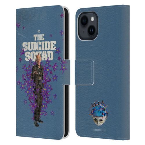The Suicide Squad 2021 Character Poster Thinker Leather Book Wallet Case Cover For Apple iPhone 15