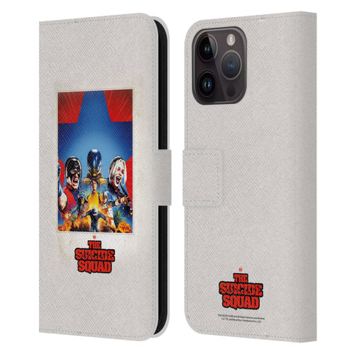 The Suicide Squad 2021 Character Poster Group Leather Book Wallet Case Cover For Apple iPhone 15 Pro Max