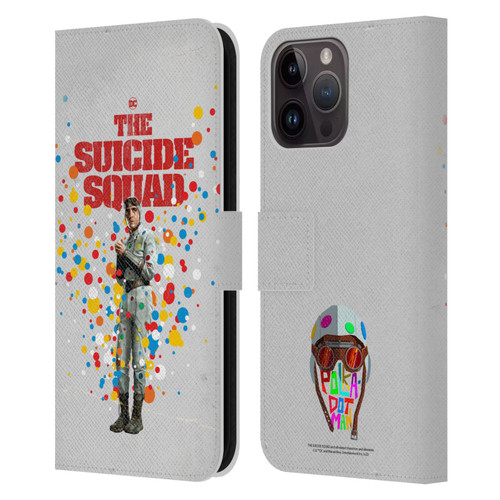 The Suicide Squad 2021 Character Poster Polkadot Man Leather Book Wallet Case Cover For Apple iPhone 15 Pro Max