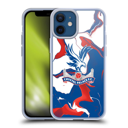 Crystal Palace FC Crest Marble Soft Gel Case for Apple iPhone 12 Mini & MagSafe