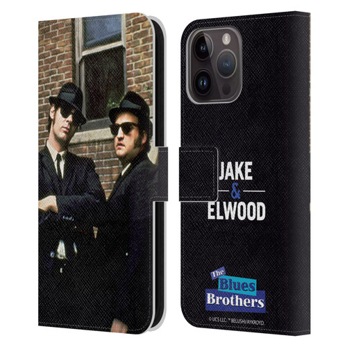 The Blues Brothers Graphics Photo Leather Book Wallet Case Cover For Apple iPhone 15 Pro Max