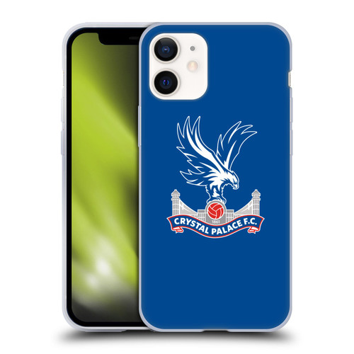 Crystal Palace FC Crest Plain Soft Gel Case for Apple iPhone 12 Mini