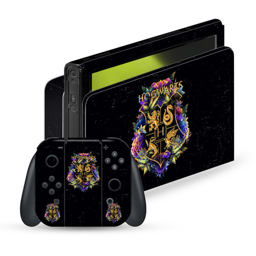 Harry Potter Graphics Hogwarts Crest Vinyl Sticker Skin Decal Cover for Nintendo Switch OLED