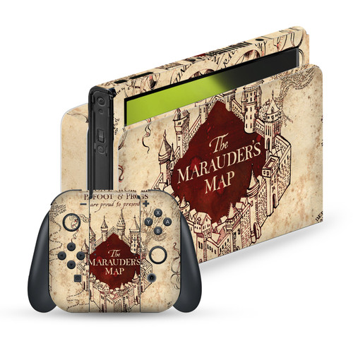 Harry Potter Graphics The Marauder's Map Vinyl Sticker Skin Decal Cover for Nintendo Switch OLED Bundle