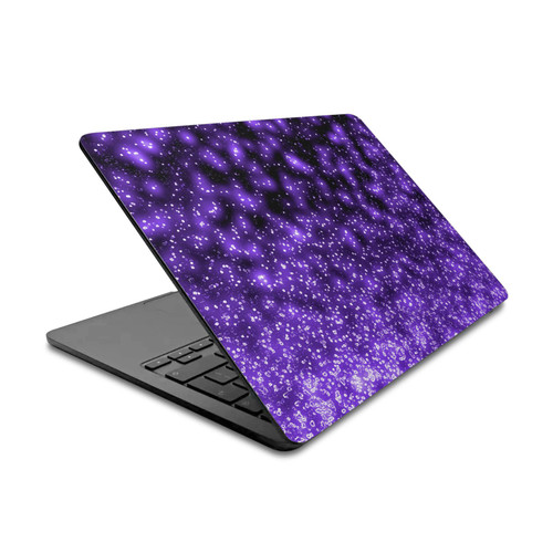 Monika Strigel Magic Lights Black Purple Vinyl Sticker Skin Decal Cover for Apple MacBook Air 13.6" 2022 / 2024 / 2025 / 2026