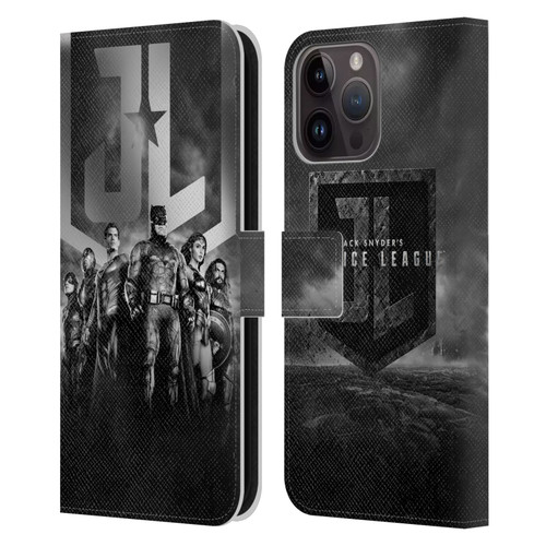 Zack Snyder's Justice League Snyder Cut Character Art Group Logo Leather Book Wallet Case Cover For Apple iPhone 15 Pro Max
