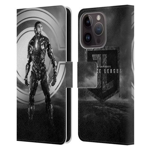 Zack Snyder's Justice League Snyder Cut Character Art Cyborg Leather Book Wallet Case Cover For Apple iPhone 15 Pro