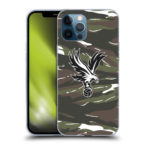 Crystal Palace FC Crest Woodland Camouflage Soft Gel Case for Apple iPhone 12 Pro Max