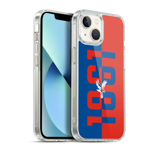 Crystal Palace FC Crest 1861 Soft Gel Case for Apple iPhone 13
