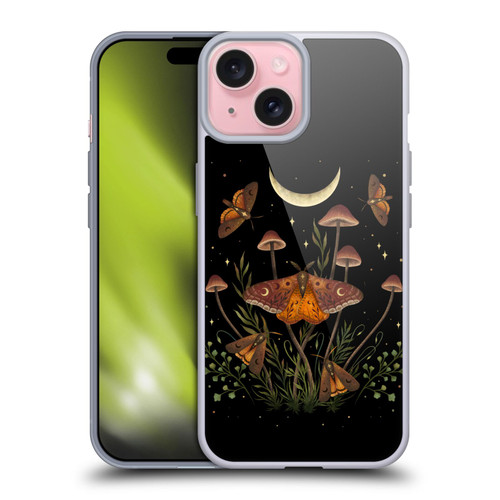 Episodic Drawing Illustration Animals Autumn Light Underwings Soft Gel Case for Apple iPhone 15