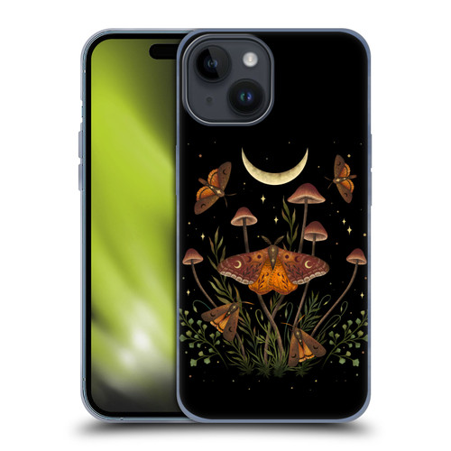 Episodic Drawing Illustration Animals Autumn Light Underwings Soft Gel Case for Apple iPhone 15
