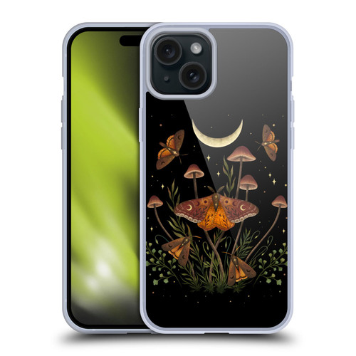 Episodic Drawing Illustration Animals Autumn Light Underwings Soft Gel Case for Apple iPhone 15 Plus