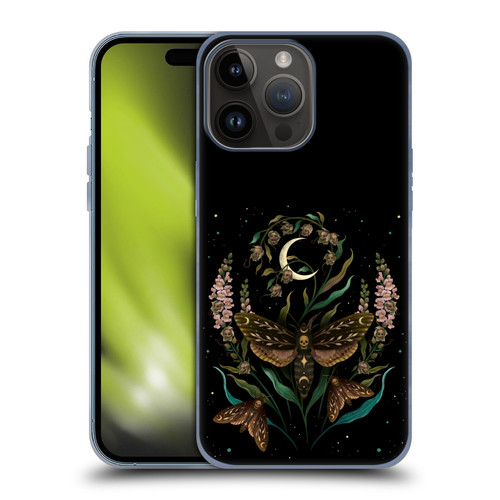 Episodic Drawing Illustration Animals Death Head Soft Gel Case for Apple iPhone 15 Pro Max