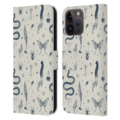 Episodic Drawing Art Mystical Collection Leather Book Wallet Case Cover For Apple iPhone 15 Pro Max