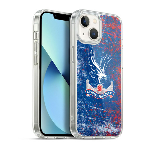 Crystal Palace FC Crest Distressed Soft Gel Case for Apple iPhone 13