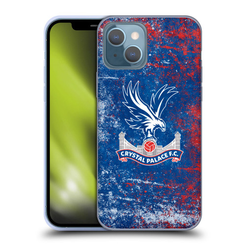 Crystal Palace FC Crest Distressed Soft Gel Case for Apple iPhone 13