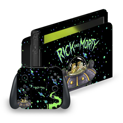 Rick And Morty Graphics The Space Cruiser Vinyl Sticker Skin Decal Cover for Nintendo Switch OLED