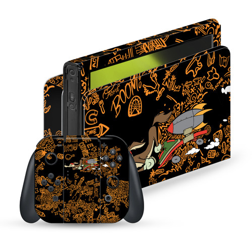 Looney Tunes Graphics and Characters Wile E. Coyote Vinyl Sticker Skin Decal Cover for Nintendo Switch OLED