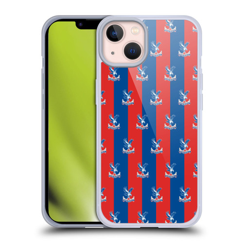 Crystal Palace FC Crest Pattern Soft Gel Case for Apple iPhone 13