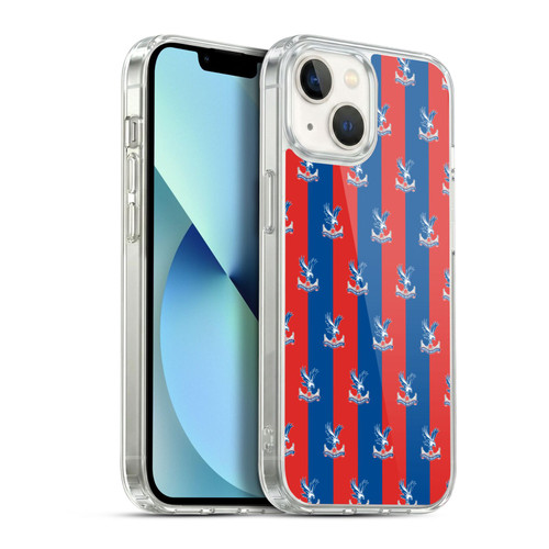 Crystal Palace FC Crest Pattern Soft Gel Case for Apple iPhone 13