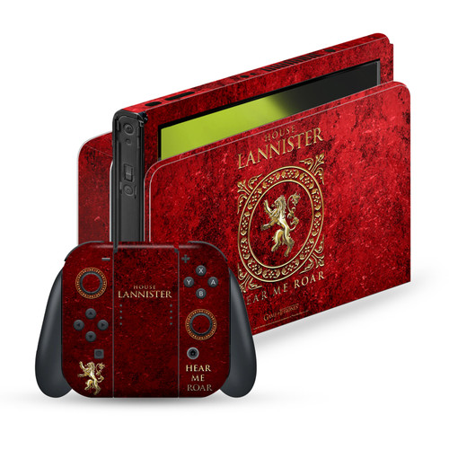 HBO Game of Thrones Sigils and Graphics House Lannister Vinyl Sticker Skin Decal Cover for Nintendo Switch OLED