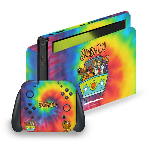 Scooby-Doo Graphics Tie Dye Vinyl Sticker Skin Decal Cover for Nintendo Switch OLED Bundle