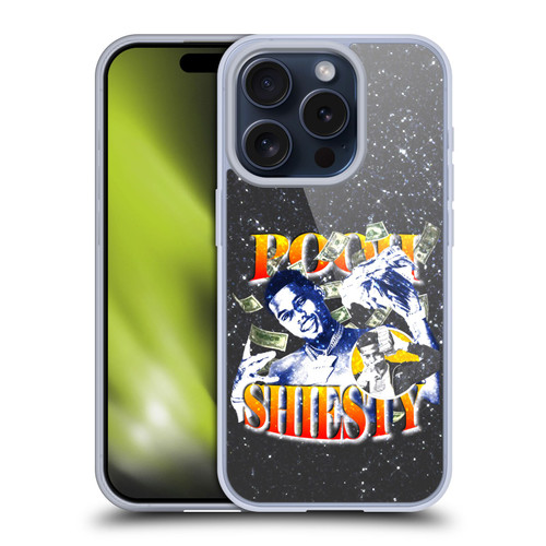 Pooh Shiesty Graphics Art Soft Gel Case for Apple iPhone 15 Pro