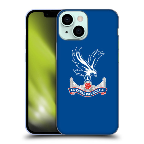 Crystal Palace FC Crest Plain Soft Gel Case for Apple iPhone 13 Mini