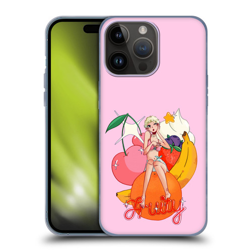 Chloe Moriondo Graphics Fruity Soft Gel Case for Apple iPhone 15 Pro Max