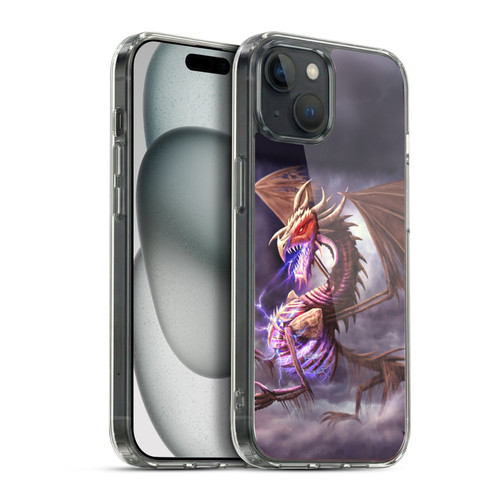 Anthony Christou Fantasy Art Bone Dragon Soft Gel Case for Apple iPhone 15 Plus & MagSafe