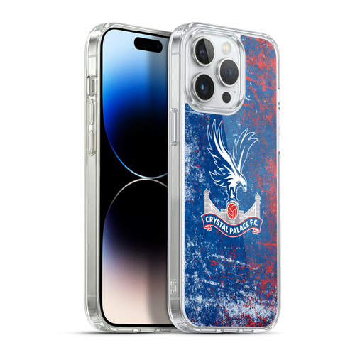 Crystal Palace FC Crest Distressed Soft Gel Case for Apple iPhone 13 Pro Max & MagSafe